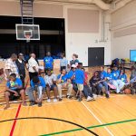 Campers and team during the Réseau santé Alberta visit to the CBEP summer camp